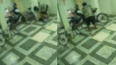 Imagens de monitoramento foram entregues à Polícia Civil para ajudar na identificação do autor dos crimes - Imagem: Reprodução