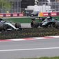 A intensa batalha entre Kimi Antonelli e George Russell marca o GP do Canadá, mas traz preocupações para a Mercedes - Foto: Mathieu Belanger/Reuters