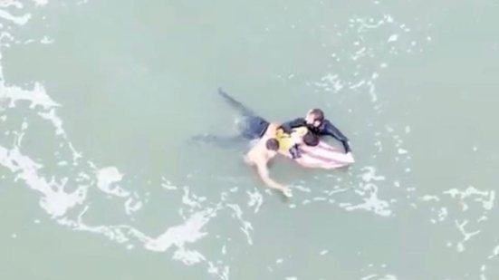 Encontro de rio com o mar apresenta correntes de retorno dinâmicas - Imagem: Divulgação