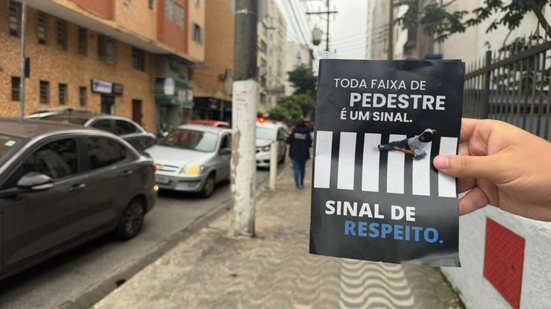 Prefeitura de São Vicente realiza blitz educativa para conscientizar sobre segurança no trânsito durante o Maio Amarelo - Foto: Divulgação/ Prefeitura de São Vicente