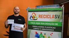 São Vicente lança moeda social e vai sortear iPhone 17 para quem reciclar plástico - Imagem: Divulgação