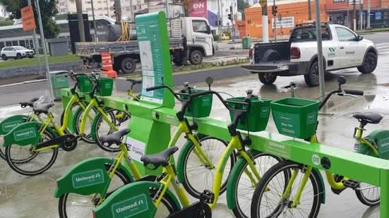 Com passe livre e reforma de estações, sistema de bicicletas compartilha fôlego em Santos - Imagem: Divulgação