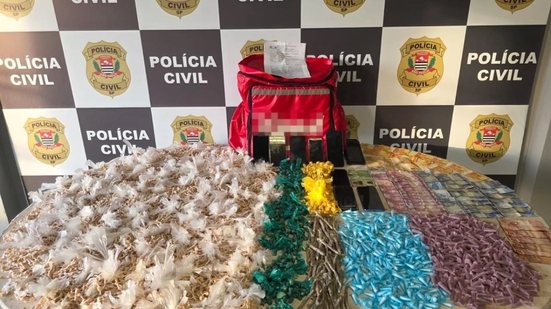 Com a apreensão de 10.891 pedras de crack, a operação revela a gravidade do tráfico na região do Parque Bitaru - Foto: Divulgação/ Polícia Civil