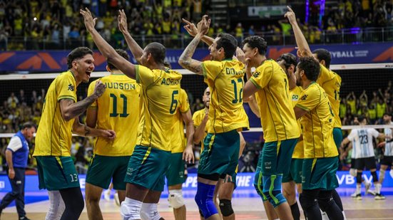 Brasil mantém 100% de aproveitamento no vôlei masculino - Foto: Patricy Albuquerque/Soho/CBV
