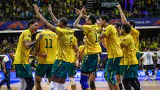 Brasil mantém 100% de aproveitamento no vôlei masculino - Foto: Patricy Albuquerque/Soho/CBV
