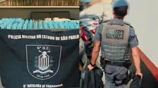 Equipes de supervisão da Polícia Militar revidaram ataque de criminosos armados; balanças de precisão e contabilidade do crime foram recolhidas - Foto: Divulgação/ 6° BPMI