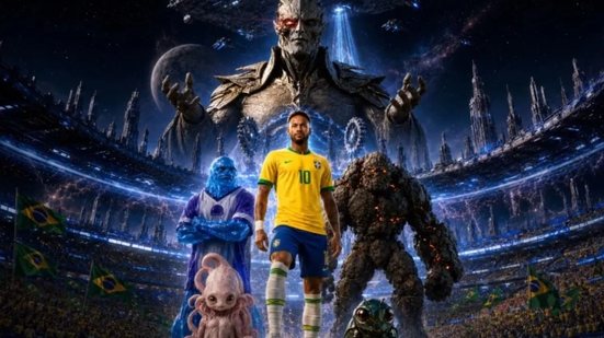 Neymar aposta em IA e vira astro de novelas virtuais de curta duração - Imagem: Reprodução