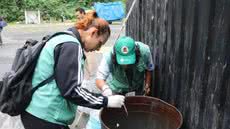 Saúde adquire mil discos reguladores de crescimento para combater a dengue em Santos - Imagem: Divulgação
