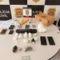 Investigadores encontram estrutura complexa para o comércio ilegal de entorpecentes - Foto: Divulgação/ Polícia Civil