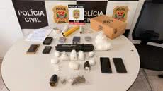 Investigadores encontram estrutura complexa para o comércio ilegal de entorpecentes - Foto: Divulgação/ Polícia Civil