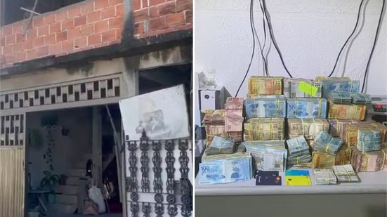 A polícia busca rastrear a origem do dinheiro encontrado e entender a conexão dos envolvidos com o crime - Foto: Reprodução/ Polícia Civil