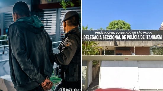 As prisões ocorreram em diferentes bairros, com destaque para um caso de homicídio em Itanhaém e um furto em Peruíbe - Foto: Divulgação/ 29° BPMI