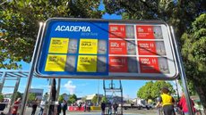 Com aparelhos resistentes à maresia, nova academia funcional é inaugurada em Vicente de Carvalho - Imagem: Reprodução