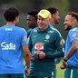A Seleção Brasileira se prepara para enfrentar a Escócia, em um jogo que pode definir a liderança do Grupo C - Foto: Mauro Pimentel / AFP