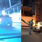 O acidente ocorreu na noite de sexta-feira, quando o motorista desmaiou, perdendo o controle do veículo e atingindo a estrutura - Foto: Reprodução/ Instagram/ @dan_driver_sp