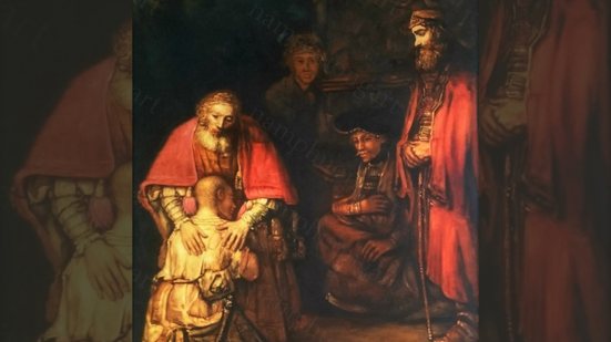 O Retorno do Filho Pródigo, de Rembrandt, 1668.