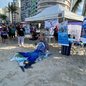 Estudantes e moradores se unem para recolher lixo na orla, removendo mais de 300 kg de resíduos poluentes em um mutirão de conscientização - Foto: Divulgação/ Prefeitura de São Vicente