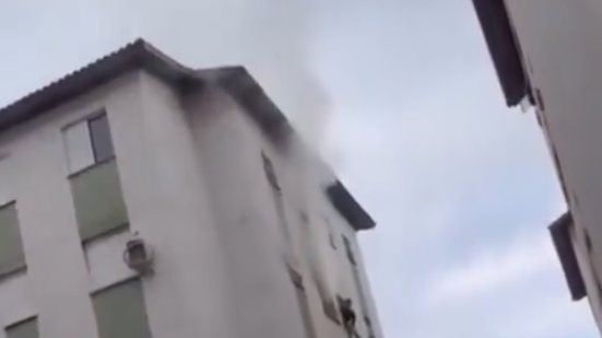 Fogo em colchão destrói quarto de apartamento no Conjunto Cantagalo - Imagem: Divulgação
