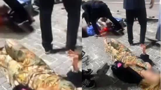 Duas mulheres são atropeladas em ciclofaixa de Guarujá e motorista foge sem prestar socorro - Imagem: Divulgação