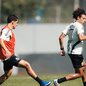 Cuca deve confirmar a escalação do Santos após treino tático - Foto: Raul Baretta / Santos FC