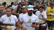A Corrida ILK Pantera Negra ocorrerá no dia 30 de agosto, com percurso de 8 km na orla santista - Foto: Henrique Teixeira