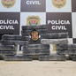 Ação policial no litoral de SP mirava o abastecimento de pontos de venda de drogas na região dos morros - Imagem: Divulgação / Polícia Civil