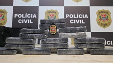 Ação policial no litoral de SP mirava o abastecimento de pontos de venda de drogas na região dos morros - Imagem: Divulgação / Polícia Civil
