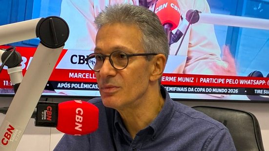 Zema aponta "dois pesos e duas medidas" do STF ao comparar caso de Bolsonaro com Lula em 2018 - Foto: CBN Santos