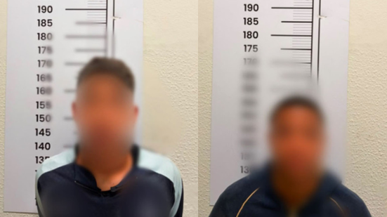 Investigadores do 1º DP seguiam o trio de perto após tentativa de assalto contra um policial civil do próprio distrito - Imagem: Divulgação / Polícia Civil