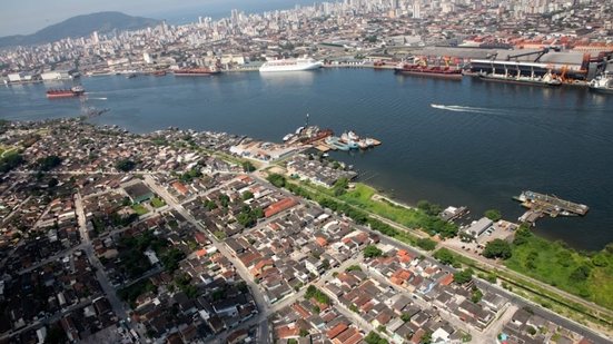 Autoridade Portuária de Santos e o governo assinam acordo para liberar verba federal para o túnel - Imagem: Divulgação