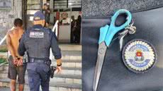 Uma vigilante foi ameaçada de morte por um homem armado com uma tesoura - Imagem: Divulgação