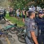 Operação no Parque Roberto Mário Santini resultou na detenção de um suspeito e na apreensão de 15 bicicletas irregulares - Foto: Reprodução