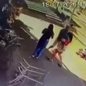 Um acidente no Centro de Cubatão deixou motociclista em estado grave - Imagem: Reprodução