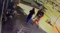 Um acidente no Centro de Cubatão deixou motociclista em estado grave - Imagem: Reprodução