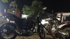 A ação da PM em Itariri resultou na recuperação de uma moto furtada e na apreensão de dois adolescentes em situação suspeita - Foto: Divulgação/ 29° BPMI