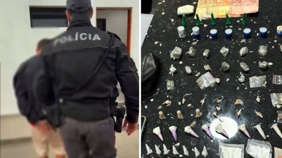 Ação da Polícia Militar resulta na prisão de homem por tráfico de drogas em Ilha Comprida, Litoral Sul Paulista - Foto: Divulgação/ 14° BPMI