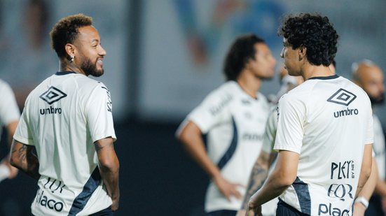 Com Neymar como opção, Santos enfrenta Universidad Central - Foto: Raul Baretta/ Santos FC