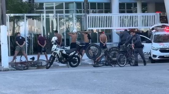 Após a fuga dos agressores, a Polícia Militar aumentou o patrulhamento na região - Imagem: Divulgação