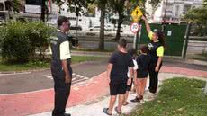 Após férias, CET-Santos inicia atendimentos gratuitos para escolas, com foco em segurança no trânsito para crianças e adolescentes - Foto: Divulgação/ Prefeitura de Santos