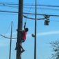Prefeitura acionou a GCM após o furto de fiação elétrica, mas suspeito não foi encontrado - Imagem: Reprodução
