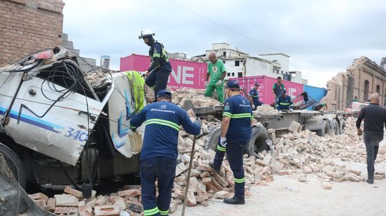 Mutirão com 160 profissionais recupera ruas e remove árvores caídas em Santos - Foto: Raimundo Rosa
