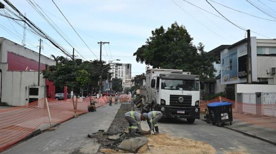 A segunda fase das obras na Alameda Armênio Mendes traz novas interdições e alterações no trânsito - Imagem: Divulgação