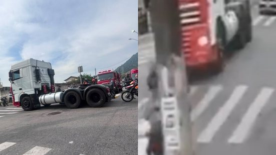Adolescente de 14 anos morre atropelado por caminhão enquanto andava de bicicleta em Guarujá