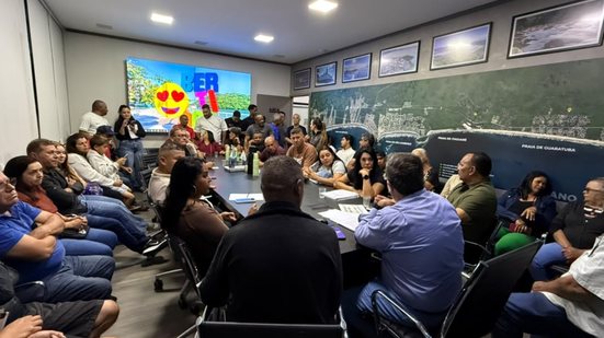Encontro com lideranças do comércio ambulante discute novas diretrizes e fortalecimento do turismo na Riviera de São Lourenço - Foto: Divulgação/ Prefeitura de Bertioga