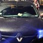 Um motorista de aplicativo foi detido após alterar a placa do veículo com fita isolante em Itanhaém, durante patrulhamento da polícia - Foto: Divulgação/ 29° BPMI