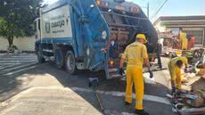 Equipes de manutenção realizam serviços de limpeza e conservação em Cubatão, abrangendo diversos bairros e áreas públicas - Foto: Divulgação/ Prefeitura de Cubatão