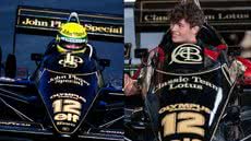 Ayrton Senna em 1985 (esquerda) e Oliver Bearman em 2026 (direita) - Foto: Getty Images/ Redes Sociais