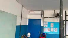 Intervenções na escola do bairro Piratininga incluem novas rampas, troca de rede elétrica e sistema contra incêndios - Foto: Divulgação/ Prefeitura de Santos