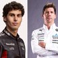 Gabriel Bortoleto, piloto da Audi (esquerda) e James Vowles, chefe de equipe da Williams (direita) - Foto: