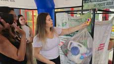 A Prefeitura de Guarujá realiza a Tenda Ambiental Comunitária para promover o descarte correto de resíduos e a conscientização ambiental - Foto: Divulgação/ Prefeitura de Guarujá
